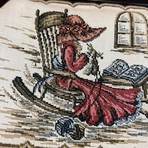 Woman’s Work Knitting Tapestry Kiss-lock Closure Clutch Wallet Faizah-10 Style - Picture 2 of 11